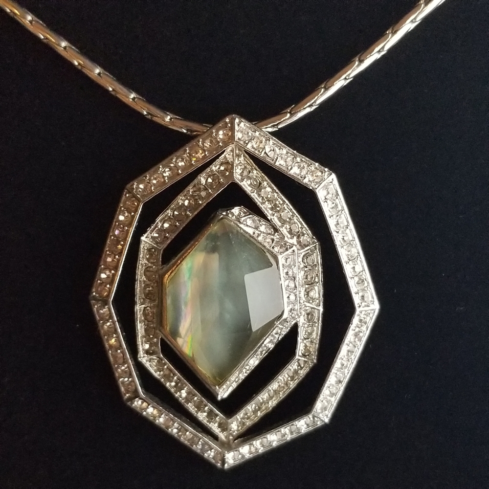 Chloe + Isabel Crystal Long Pendant Necklace